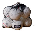 Tandem Sport Mesh Ball Bag - Nylon Net Bag with Drawstring - Carries 12 Volleyballs or 10 Basketballs - Use as Volleyball Ball B