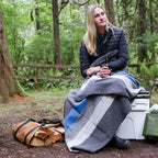 Arcturus Rainier Wool Blanket - 4.5Lbs Warm, Heavy, Washable, Large | Great For Camping, Outdoors, Survival & Emergency Kits (Wh