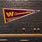 Rico Industries Nfl Football Washington Commanders Classic 12'' X 30'' Felt Wall D  Cor Pennant - Great For Home/Bed Room/Man Ca