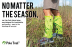 Pike Trail Adjustable Leg Gaiters - Lightweight, Waterproof - Leg Guards For Men & Women - Hiking Essentials Ideal For Hunting,