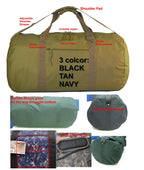 Explorer Tactical Round Heavy Duty Duffel Bag With Shoulder Strap 31 Inch (Navy Digital)