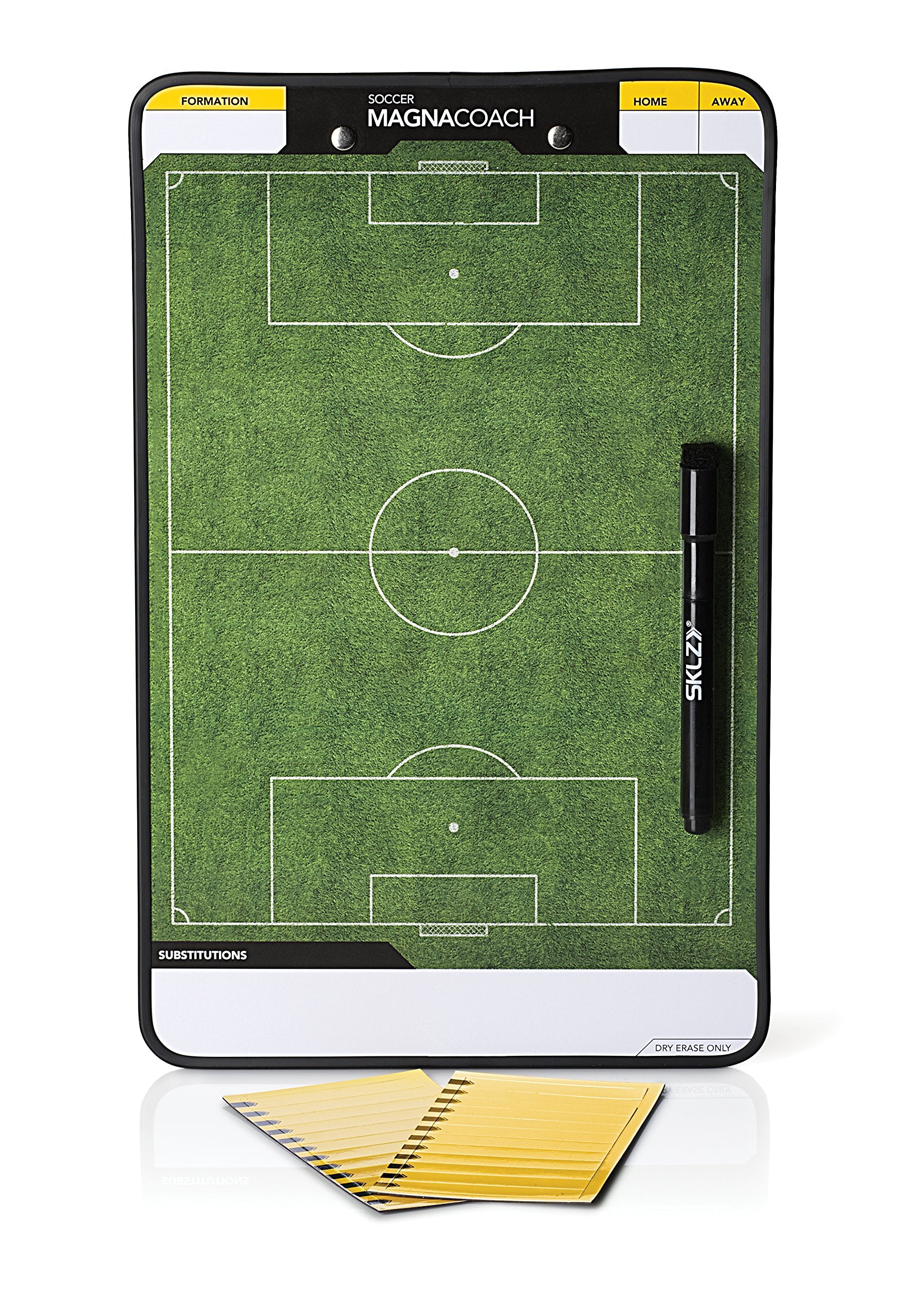 SKLZ MagnaCoach Magnetic/Dry Erase Soccer Coaching Board,Green