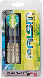 Elkadart Prism Steel Tip Darts With Storage/Travel Case, 23 Grams, Gray