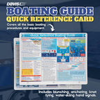 Davis Instruments Waterproof Boating Quick Reference Cards Bundle - Navigation 125, Coastal Piloting 126 & Procedures 128 (3 Ite