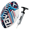 Franklin Sports Nfl Tennesseee Titans Football - Youth Mini Football - 8.5'' Junior Size Ball - Spacelace Easy Grip Texture- Per