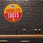 Rico Industries Nfl Football Kansas City Chiefs Classic Shape Cut Pennant - Home And Living Room D  Cor - Soft Felt Ez To Hang