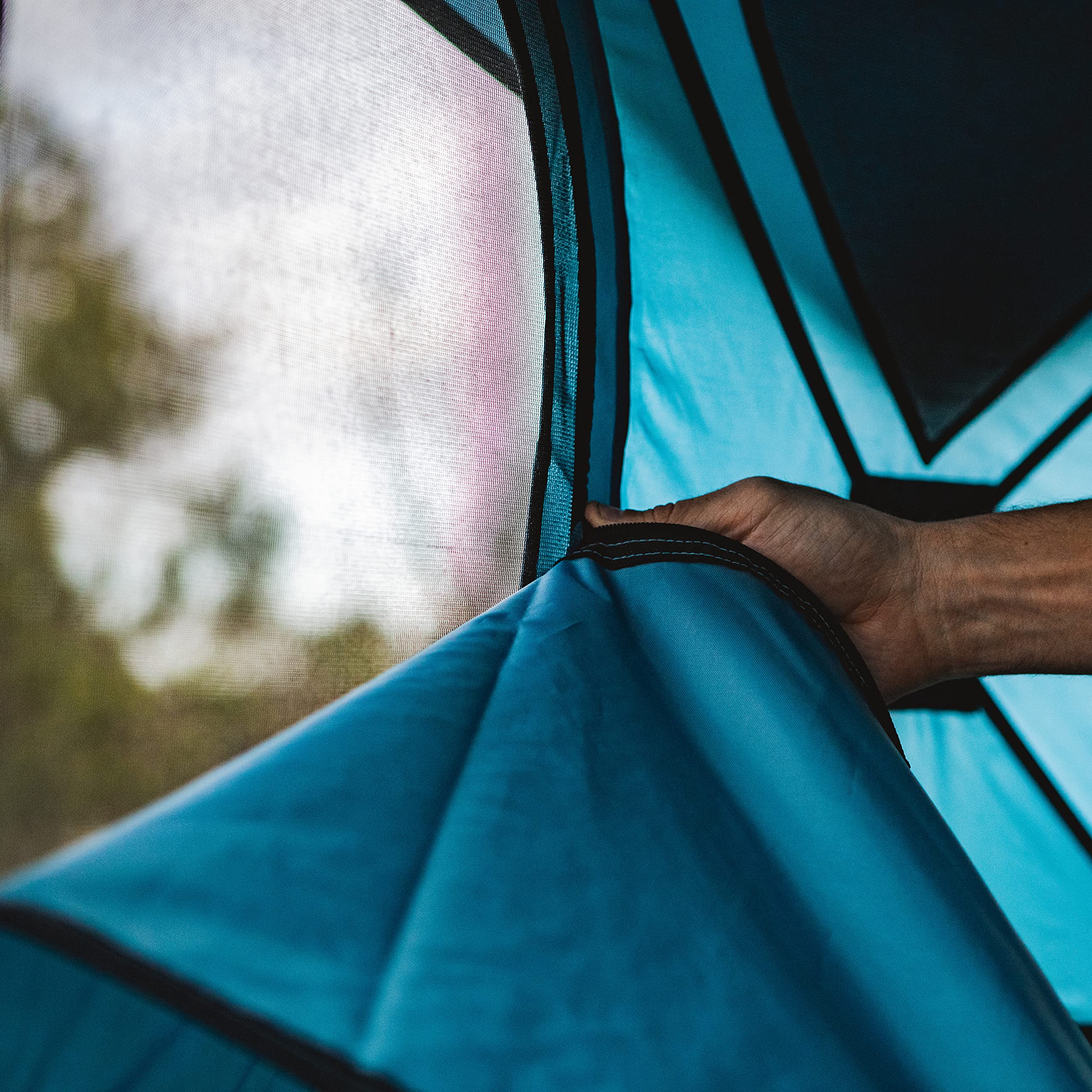 Gazelle Tents T3X Hub Tent Overland Edition, Easy 90 Second Set-Up, Waterproof, UV Resistant, Removable Floor, Footprint, 3-Pers