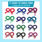 Just Jump It Blue Confetti 16' Jump Rope - Double Dutch Jump Rope - Agility Play