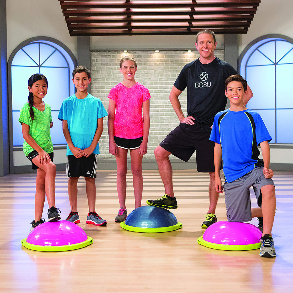 Bosu 72-15850 Home Gym Equipment The Original Balance Trainer 22In Diameter, Blue And Green