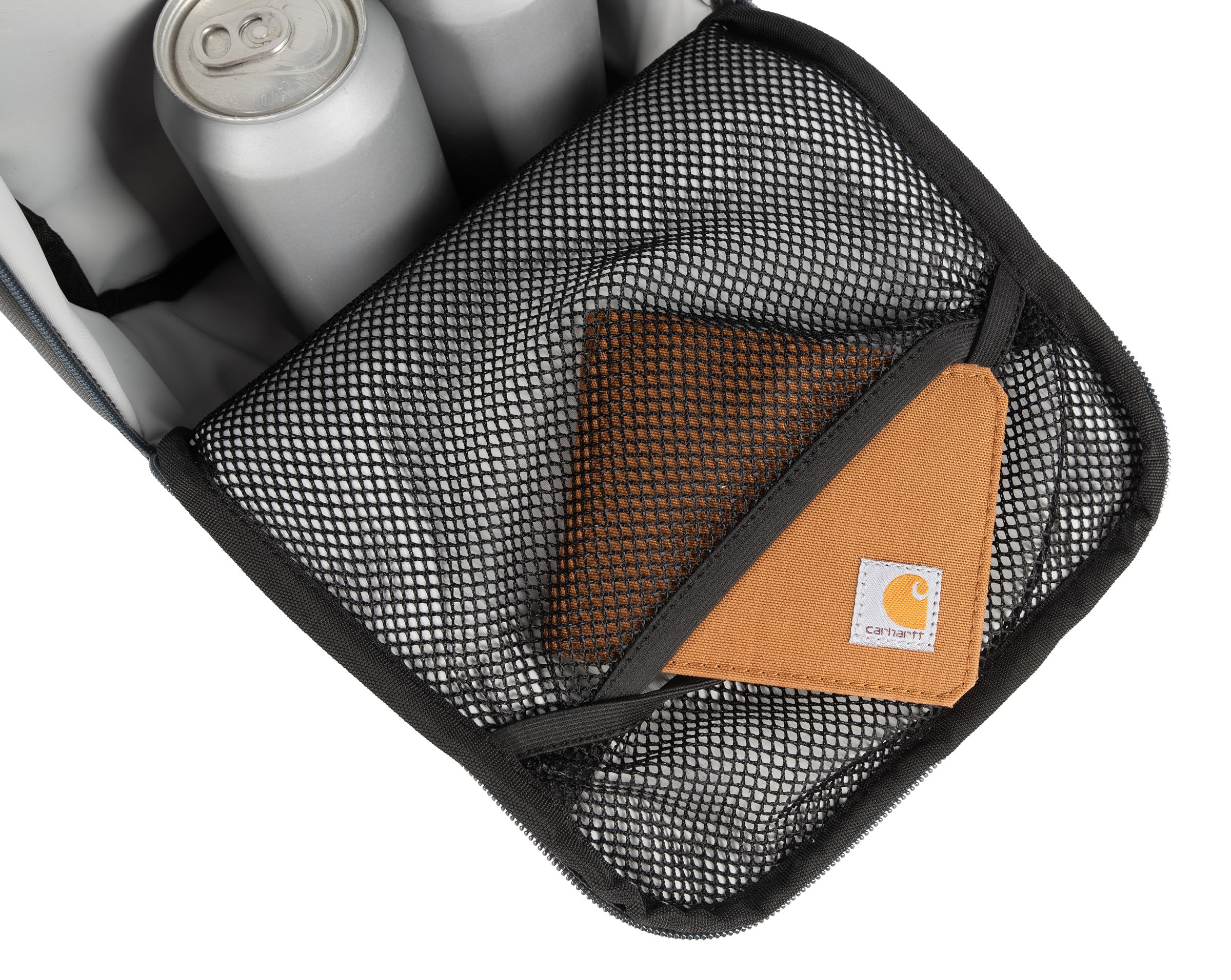 Carhartt Insulated Lunch Cooler For Men And Women, Fully Insulated Lunch Pale For Work, Outdoor, And Everyday Use, Gravel