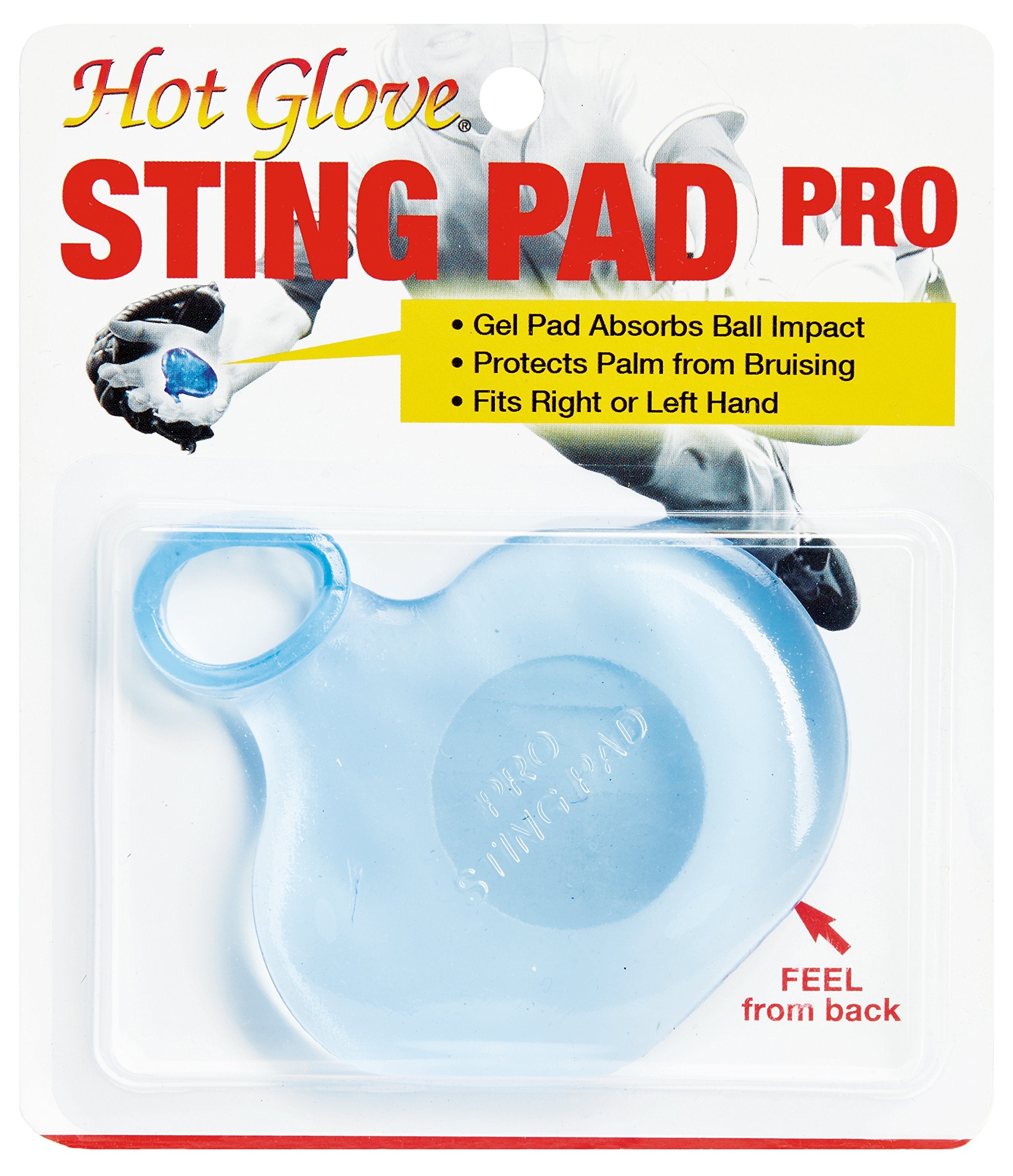 Sting Pad Pro Hand Protector Fits Left or Right Hand for Baseball, Softball, or Hockey