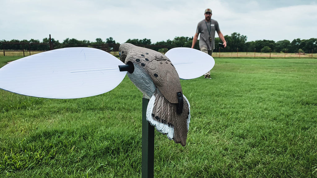 Mojo Outdoors Voodoo Dove Decoy - Motion Dove Decoy For Hunting, Multicolor