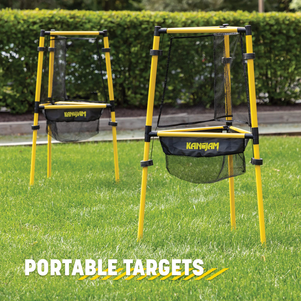 Kan Jam Ultimate Disc Golf Set With 2 Baskets And 3 Discs