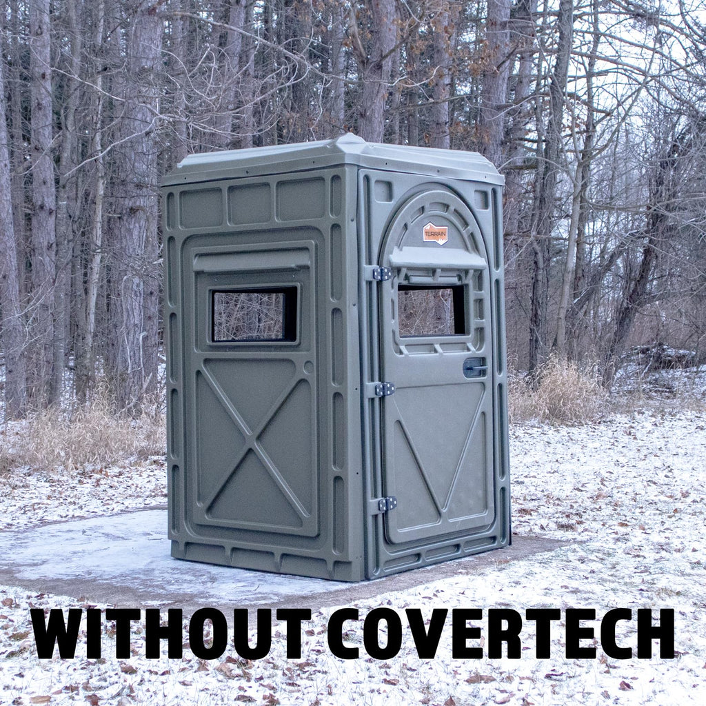 Hunting Blind Window Camo - See Through CoverTech HD Window Camo - 24    x 59    - Realtree Edge