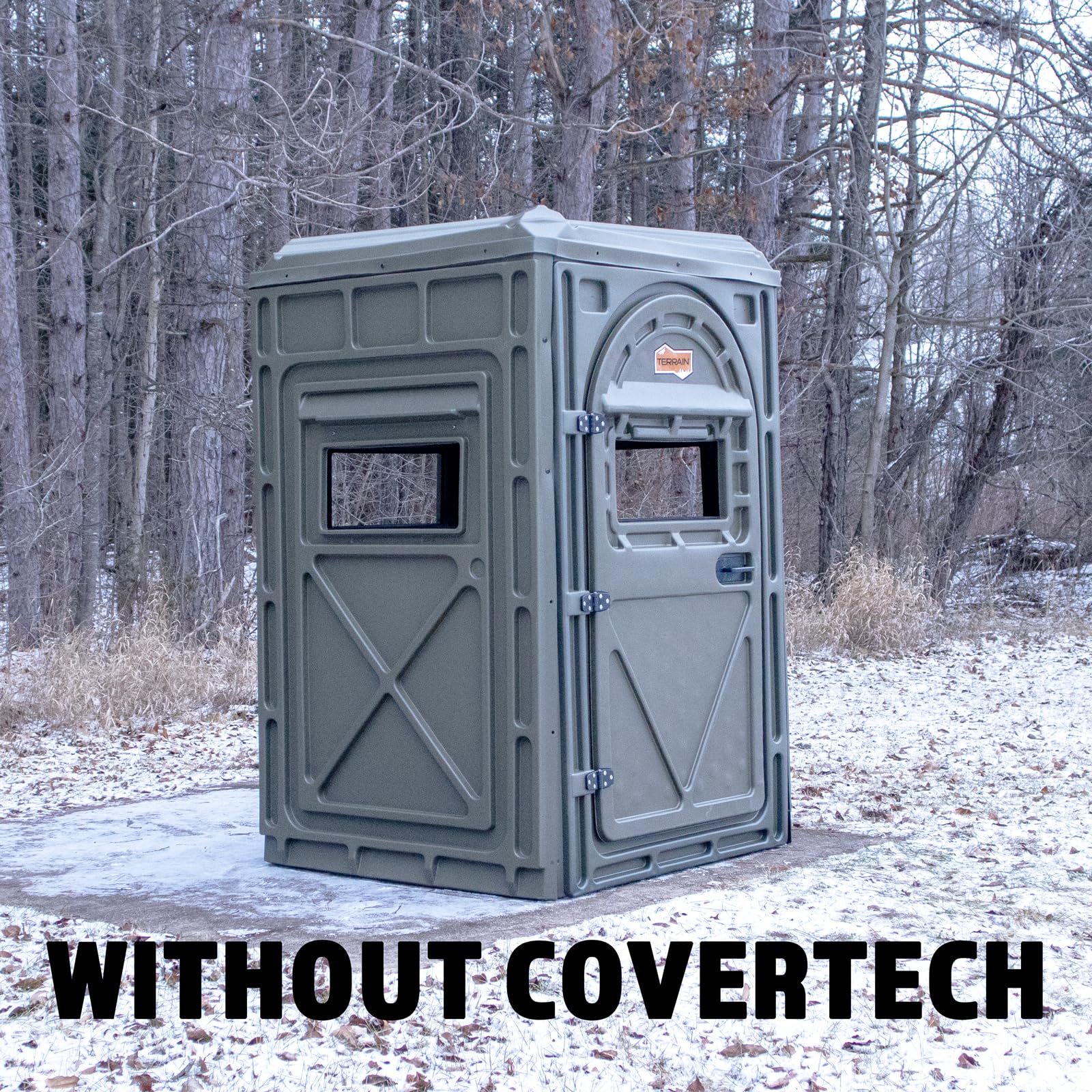 Hunting Blind Window Camo - See Through CoverTech HD Window Camo - 24    x 59    - Realtree Edge