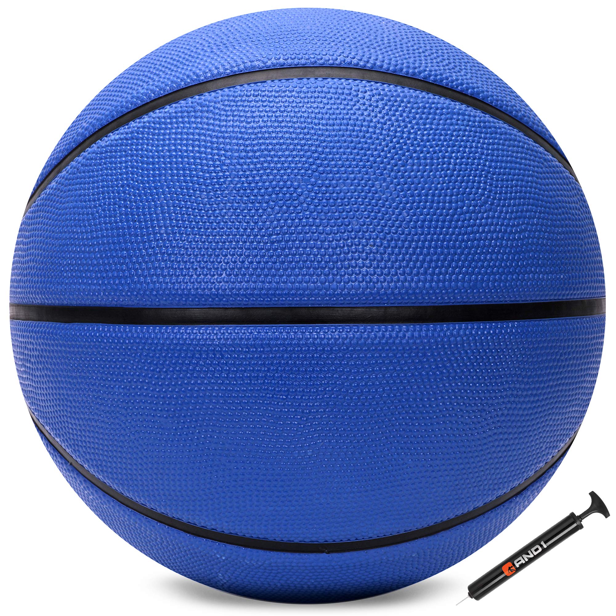 AND1 Fantom Rubber Basketball: Official Regulation Size 7 (29.5 inches) Rubber Basketball - Deep Channel Construction Streetball