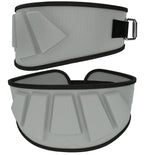 Rip Toned 6In Weightlifting Belt, Powerlifting, Bodybuilding Belt Men & Women, Back Support Weight Lifting (Gray, Large)