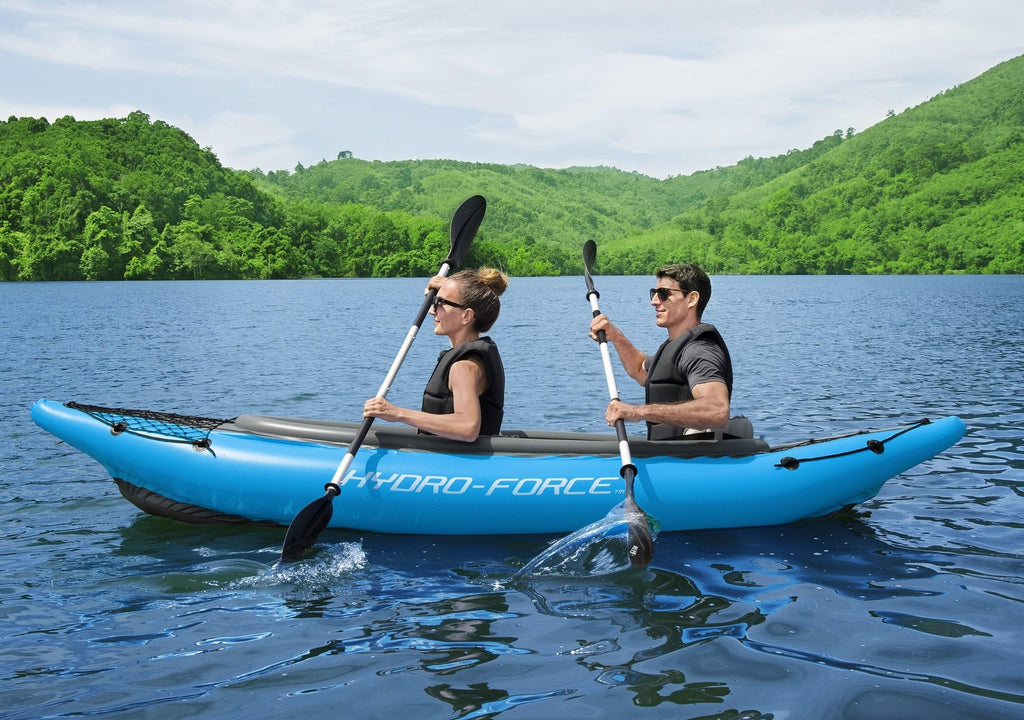 Hydro-Force Cove Champion X2 Inflatable Kayak Set 10