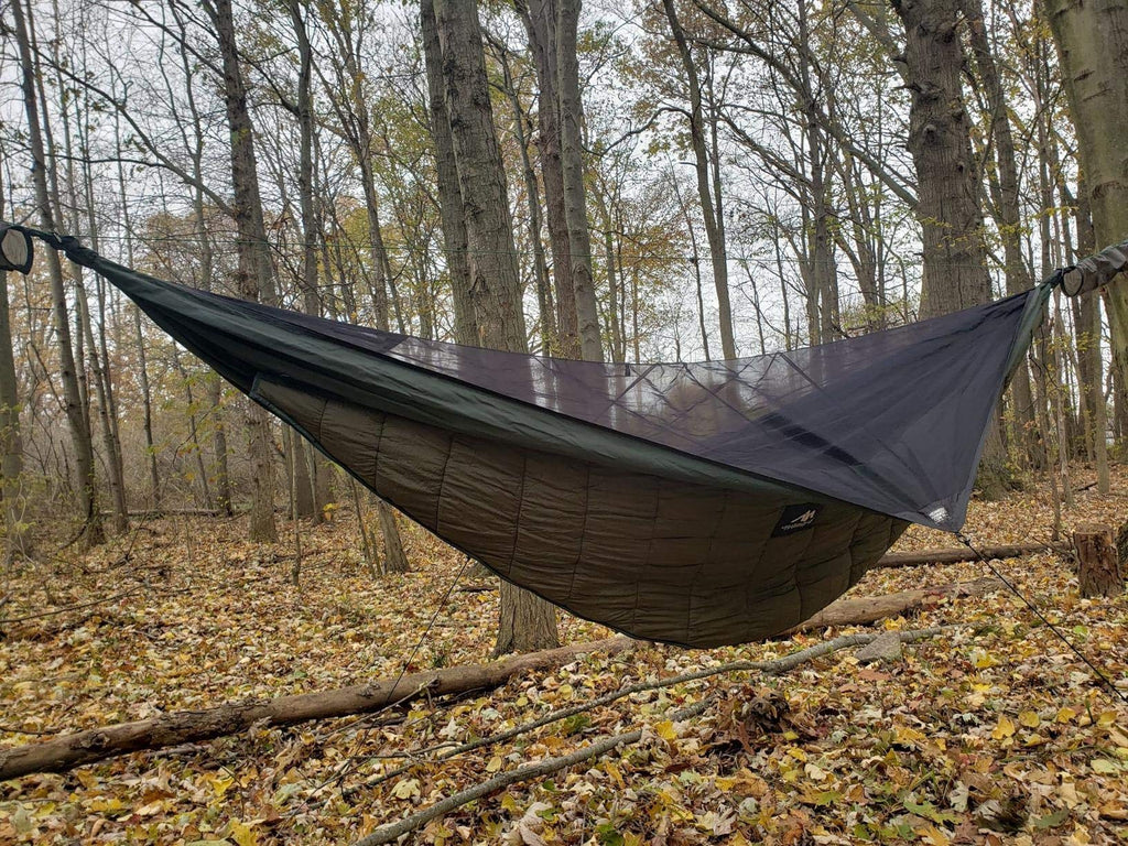 Ultralight Hammock Underquilt For Camping Backpacking, Ayamaya 3 Season Under Quilt Uq For Single Person Hammock Warm Under Blan