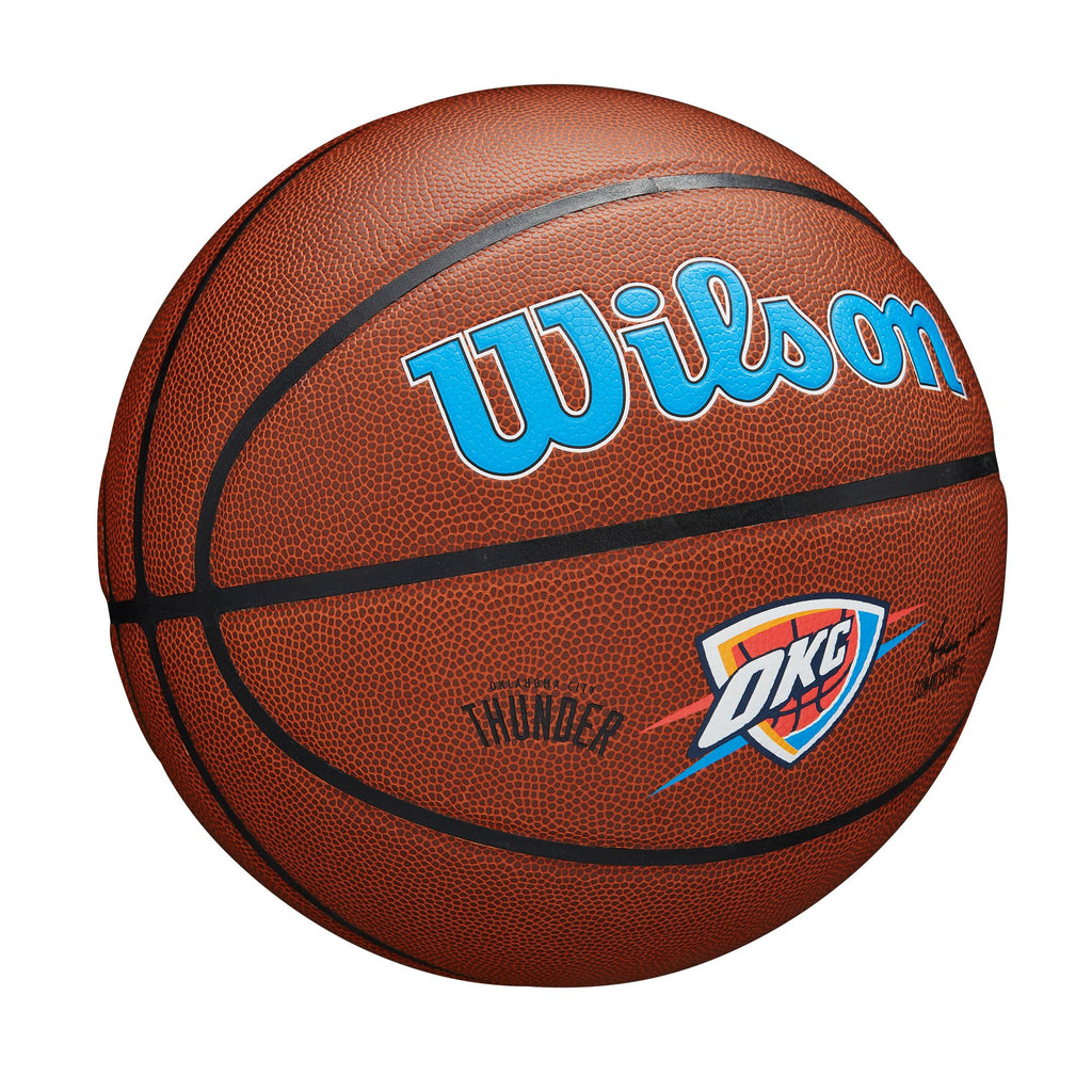 Wilson Nba Team Alliance Basketball - Oklahoma City Thunder, Size 7-29.5''