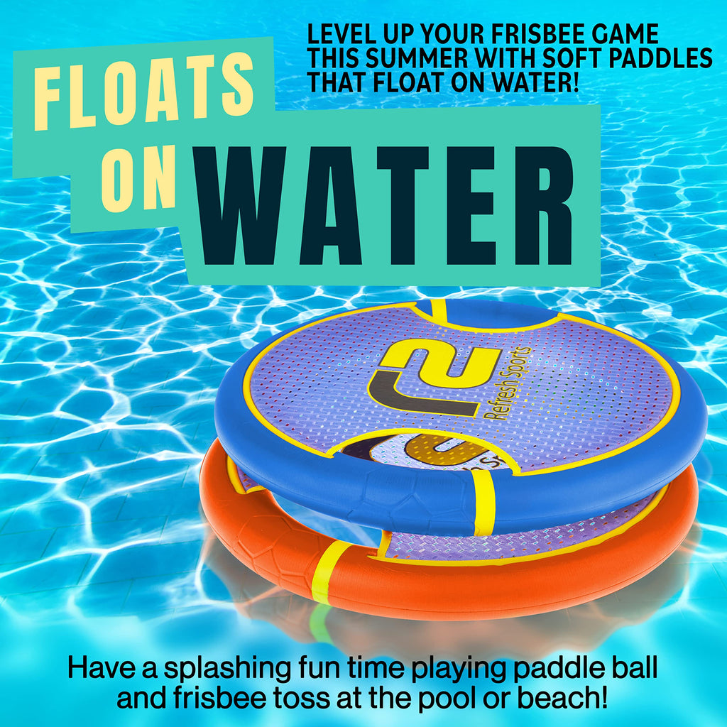 Fun Bouncy Paddle & Stringy Ball Toss & Catch Game - Easy To Use For Kids All Ages - Also Works As Frisbee - Easter Basket Stuff