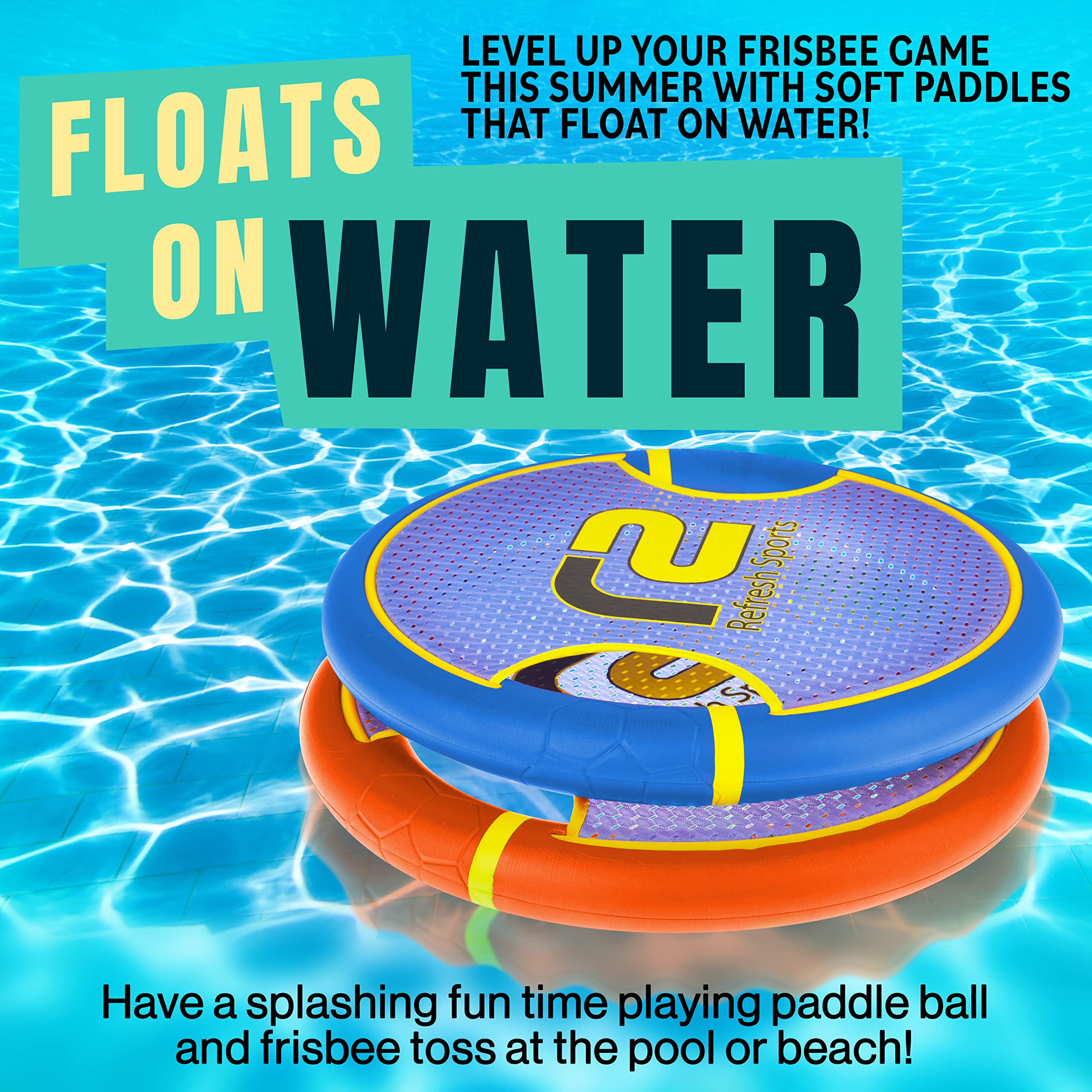 Fun Bouncy Paddle & Stringy Ball Toss & Catch Game - Easy To Use For Kids All Ages - Also Works As Frisbee - Easter Basket Stuff
