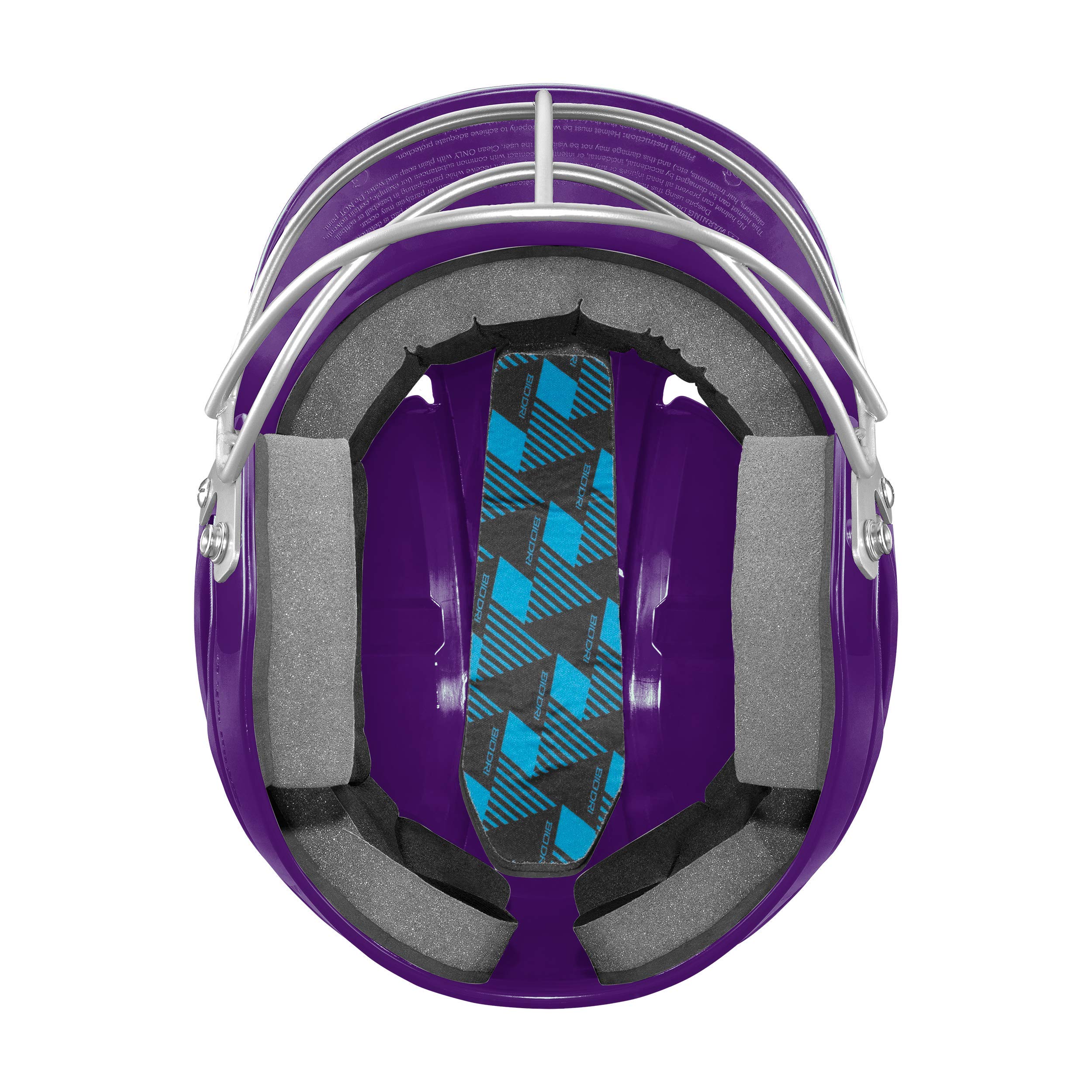 Easton Alpha Softball Batting Helmet W/ Softball Mask, Medium/Large, Purple