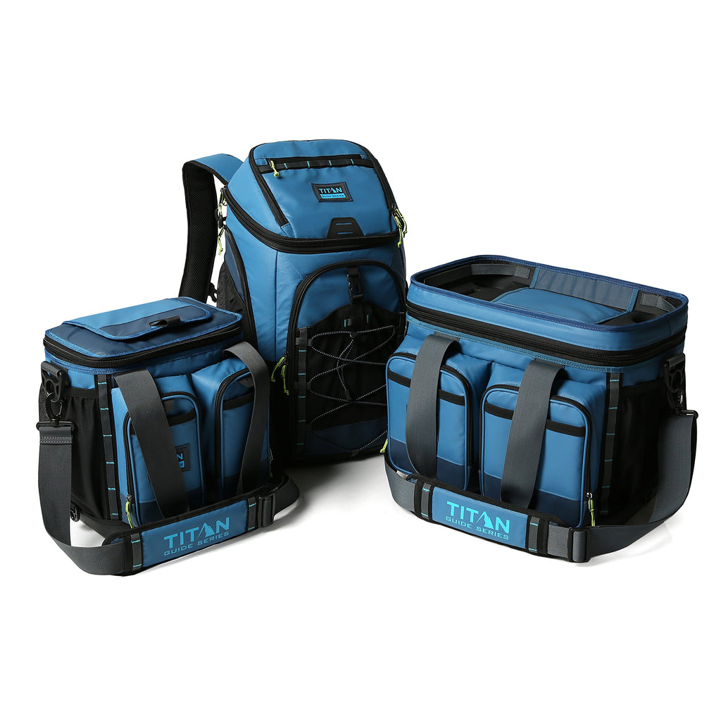 Arctic Zone Titan Guide Series 30 Can Backpack Cooler, Blue (1739Ila18001)