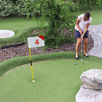 Crestgolf 4Pcs Golf Hole Cup,Accessories For Backyard Practice Putting Green, Abs Plastic Golf Putting Cup For Outdoor,Fits Pgal