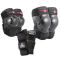 Triple Eight Saver Series Pad Set With Kneesavers, Elbowsavers And Wristsavers, Medium, Black