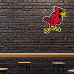 Rico Industries Ncaa Illinois State Redbirds Mascot Shape Cut Pennant - Home And Living Room D  Cor - Soft Felt Ez To Hang