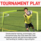 Franklin Sports Mls Tornado - Official Size 5 - Soft Cover - Weight Soccer Ball - Air Pump Included