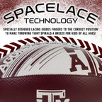Franklin Sports Texas A&M Aggies Foam Football - Youth Mini Football For Kids - 8.5'' Junior Soft Foam Ball - Spacelace Easy Gri