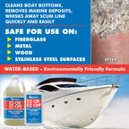 Star Brite Ez-On Ez-Off Boat Hull & Bottom Cleaner - Effortlessly Remove Stains And Restore Your Boat'S Pristine Appearance - 32