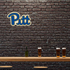 Rico Industries Ncaa Pitt Panthers Primary Shape Cut Pennant - Home And Living Room D  Cor - Soft Felt Ez To Hang