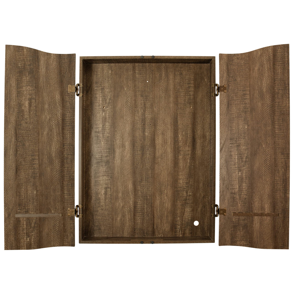 Dmi Sports Mi Sports Brown Cricketpro Dartboard Cabinet  Designed For Arachnid 15.5Cricketpro 900, 800, 750, 650 Electronic Dart