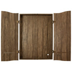 Dmi Sports Mi Sports Brown Cricketpro Dartboard Cabinet  Designed For Arachnid 15.5Cricketpro 900, 800, 750, 650 Electronic Dart