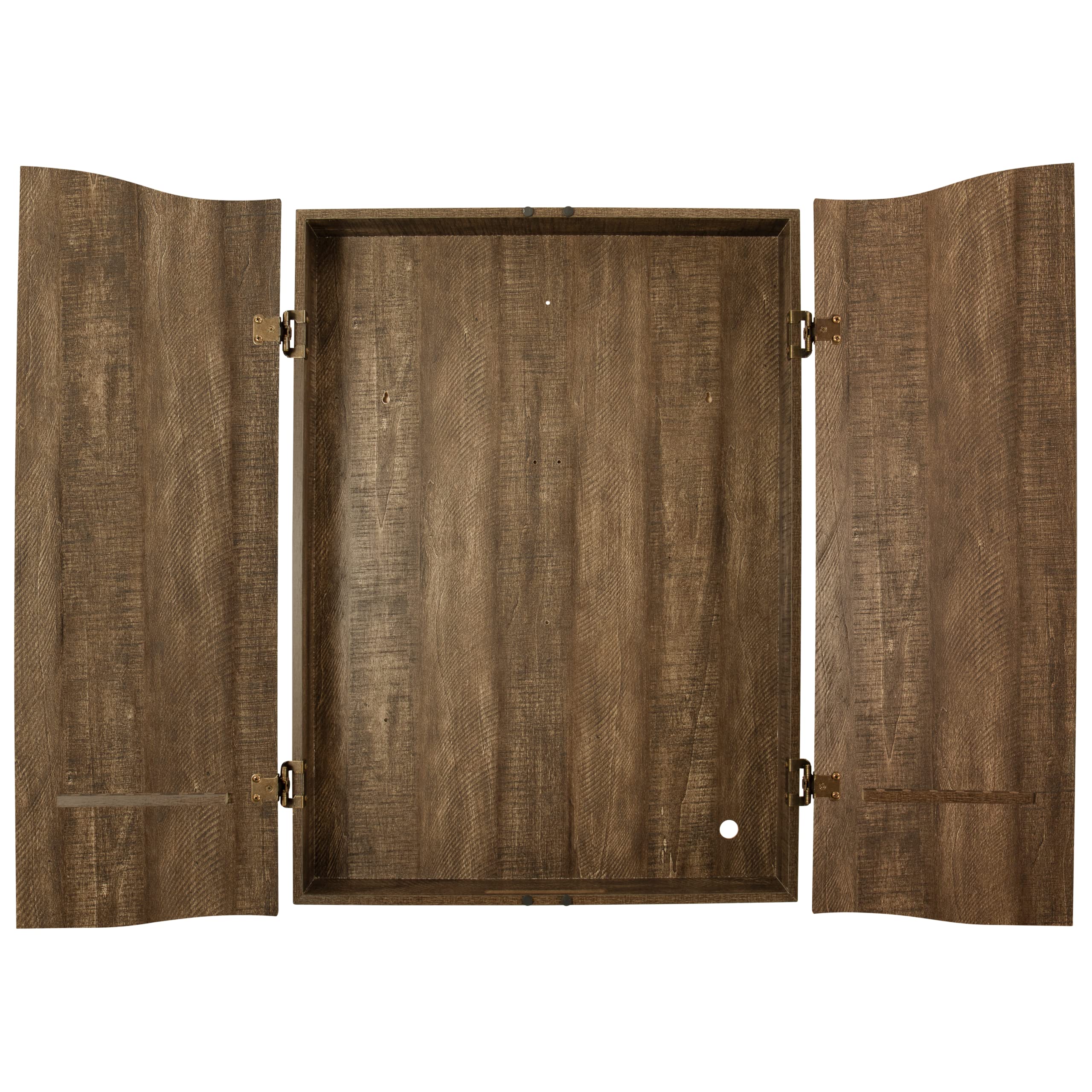 Dmi Sports Mi Sports Brown Cricketpro Dartboard Cabinet  Designed For Arachnid 15.5Cricketpro 900, 800, 750, 650 Electronic Dart