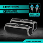 Rbx Soft Hand Weights For Walking, Running, Physical Therapy, And Aerobics - With Hand Strap For Ergonomic Grip (Set Of 2), Smal
