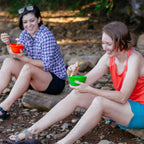 Humangear Flexibowl | Convertible Camping Bowl | On The Go | Packable & Easy To Clean, Orange