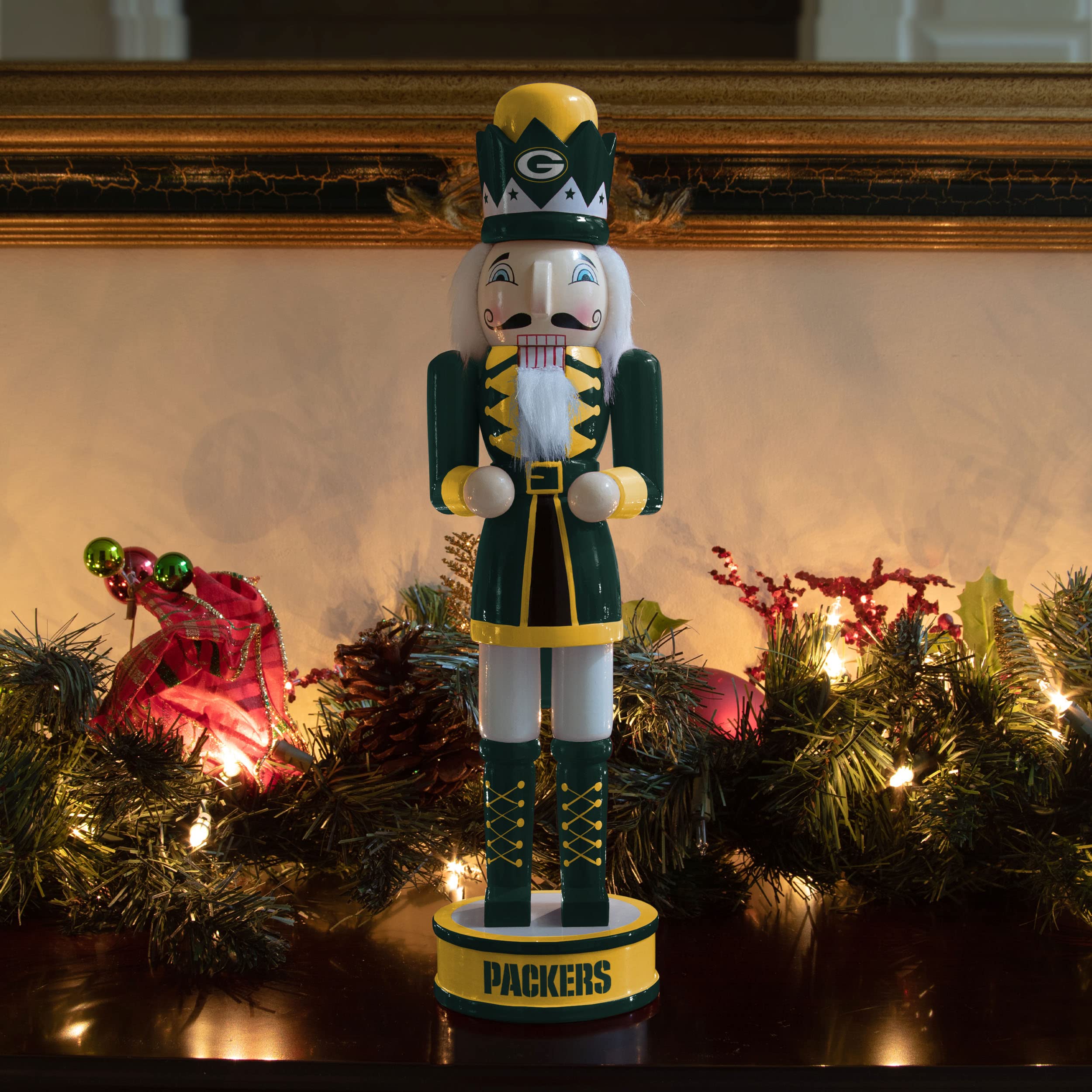 FOCO Green Bay Packers 14 Holiday Nutcracker - Version 2