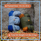 Haven Tent Lay Flat Hammock Tent - Waterproof Tent & Camping Hammock With Mosquito Net - Lightweight Tent - Back/Side/Stomach Sl