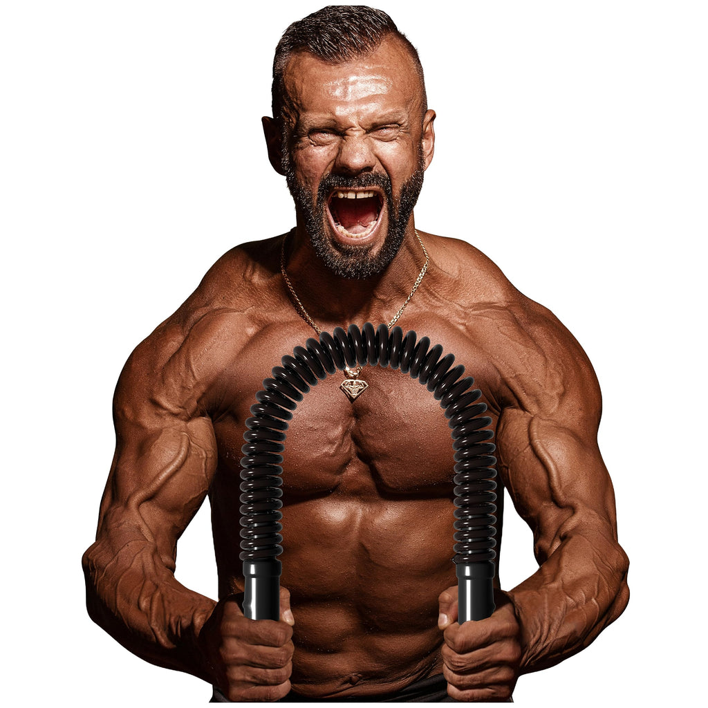 Zenooze'S Power Twister Flex Bar, The Ultimate Upper Body Exercise Equipment For Strengthening Your Chest Workout, Shoulders,Bic