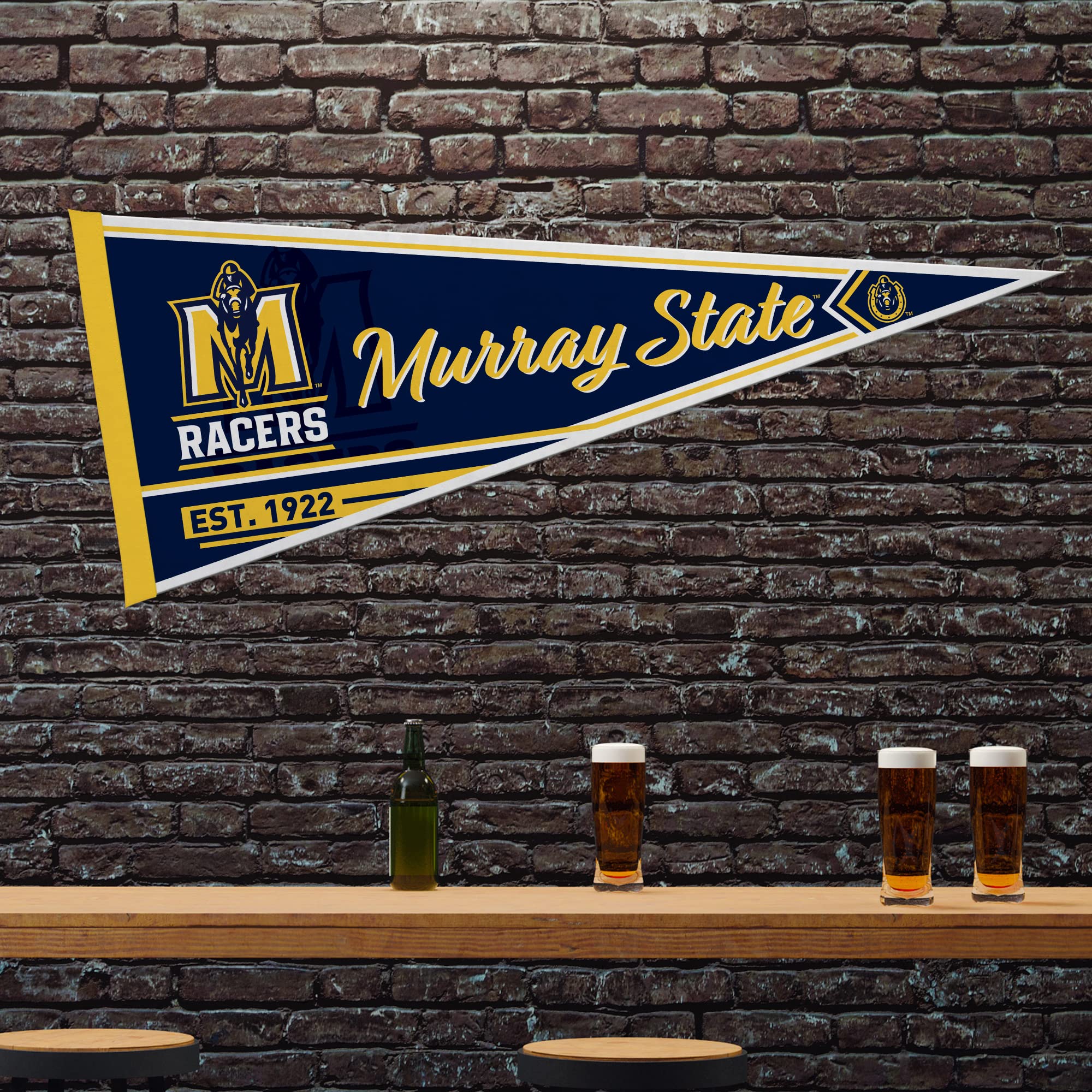 Rico Industries Ncaa Murray State Racers Classic 12'' X 30'' Felt Wall D  Cor Pennant - Great For Home/Bed Room/Man Cave D  Cor
