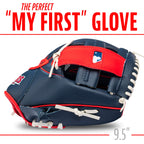 Franklin Sports Mlb Youth Teeball Glove And Ball Set - Kids Minnesota Twins Baseball And Teeball Glove And Ball - Perfect First
