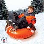 Nfl Snow Tube, Heavy Duty Inflatable Sled For Tubing, Fun Winter Toys For Kids & Adults, Football Gifts For Boys - Cincinnati Be