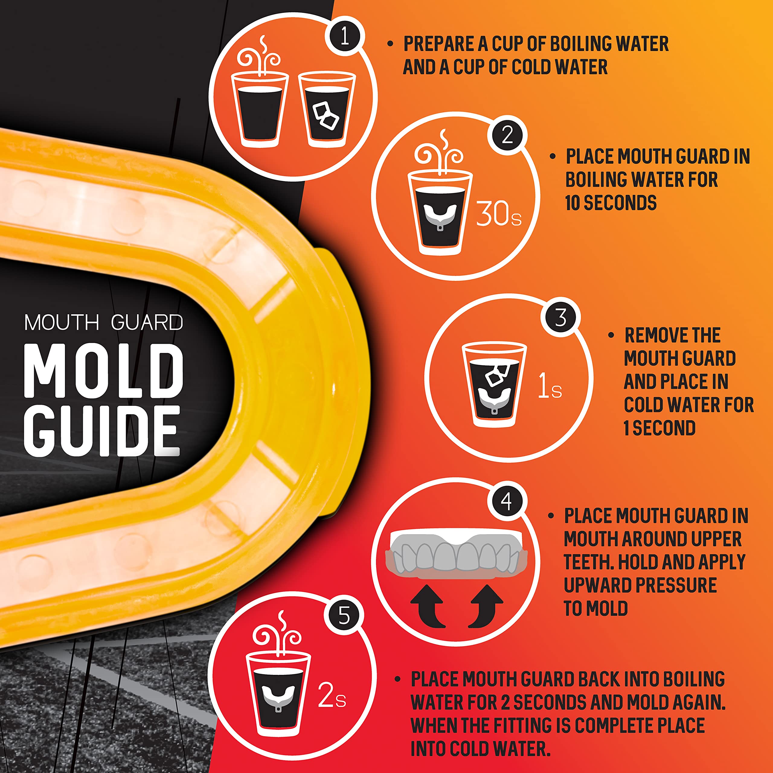 Franklin Sports Athletic Mouthguards - Sport Mouthguards For Football, Wrestling, Mma, Boxing + More - All Sport Mouthguards - Y