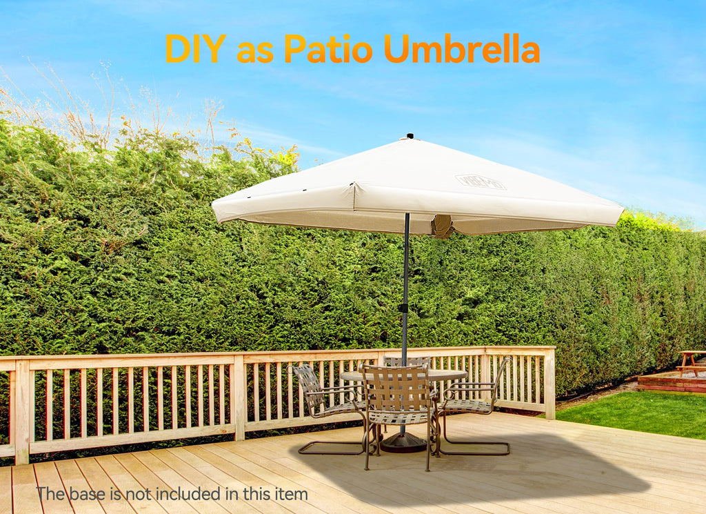 Vibemo Beach Cabana, 6.2 x 6 Portable Canopy with Side Wall, 4 Adjustable Height, UPF 50+ UV Protection, Easy to Set Up Tent,