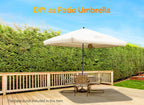 Vibemo Beach Cabana, 6.2 x 6 Portable Canopy with Side Wall, 4 Adjustable Height, UPF 50+ UV Protection, Easy to Set Up Tent,