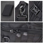 Hopopower Tactical Sling Bag Pack Military Assault Rucksack Shoulder Bag Backpack Chest Pack Handbag Waterproof For Travel Hikin